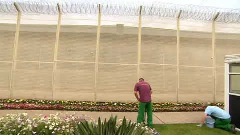 The gardens at HMP Hull