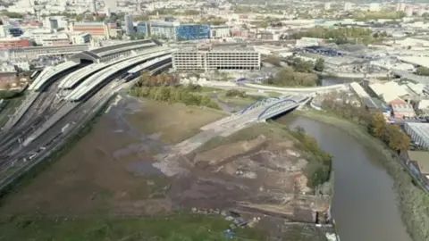 Aerial photo of Temple Quarter