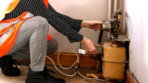Getty Images Gas safety check