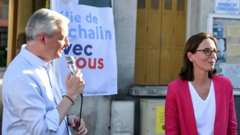 Getty Images Bruno Le Maire with Amélie de Montchalin