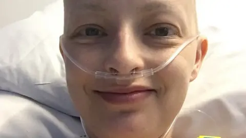 Cancer Research UK Francesca during treatment