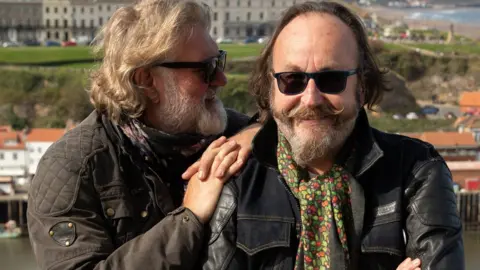 BBC/South Shore Productions/Jon Boast The Hairy Bikers aka Dave Myers (right) and Si King