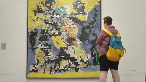 Pollock painting in Tate Liverpool