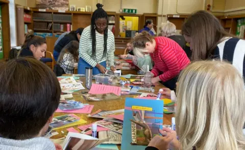 Tim Jobling People at Purley Panel workshop