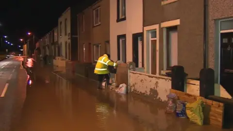 Flooding in Flimby