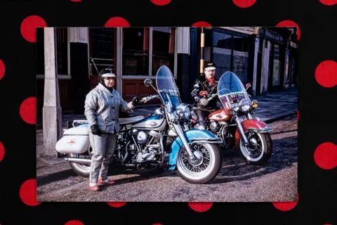 Jim Grover A photograph of Maurice Dorfman with his mother