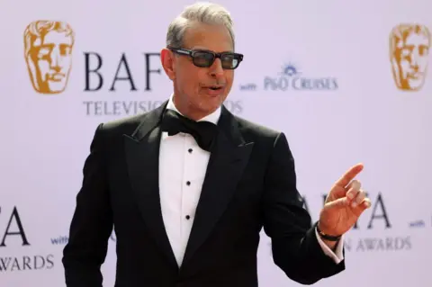 Reuters Jeff Goldblum poses on the red carpet at the 2024 BAFTA Television Awards in London, Britain, May 12, 2024.