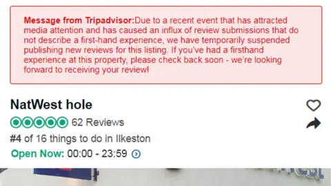 TripAdvisor TripAdvisor message