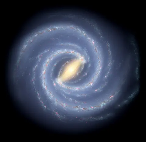 NASA/JPL-Caltech Milky Way artwork