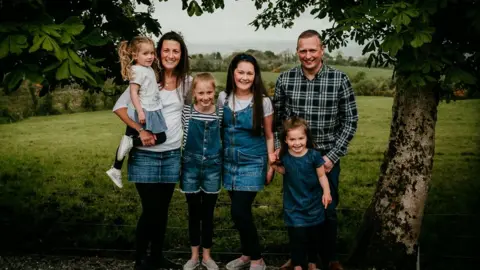 Hamilton family The late Christopher Hamilton with his wife and daughters