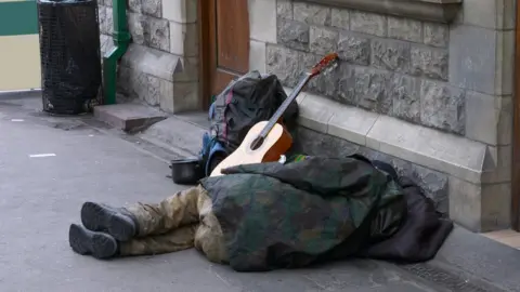 Getty Images Homeless man