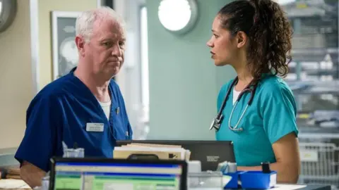 Charlie Fairhead (DEREK THOMPSON), Elle (JAYE GRIFFITHS)