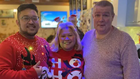 Family handout Eric Plando, Adela Baldwin-White, Lawrence Baldwin-White