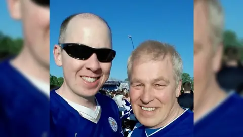 Iain Wright Iain and his dad, Phil