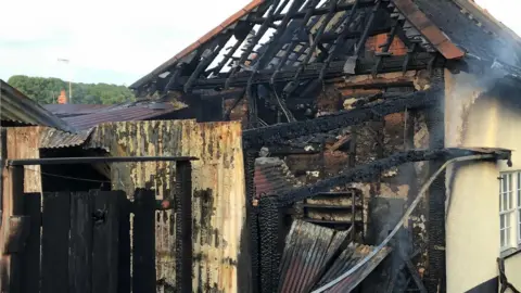 Kennford fire