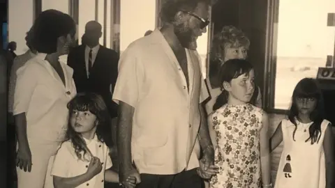 National Museum Wales The actor with his family