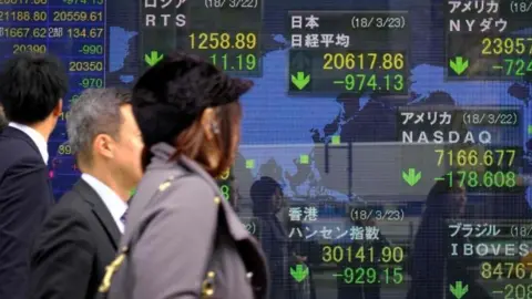 AFP Nikkei share board