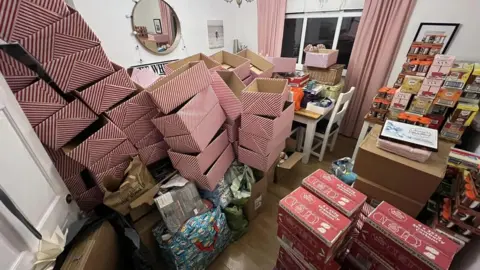 Xmas Presence/Ian Donaghy Boxes for Xmas deliveries