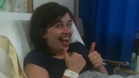 VICTORIA SNELL Victoria at around the time of the original accident in 2011