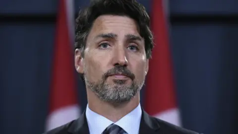 PA Media Canadian prime minister Justin Trudeau