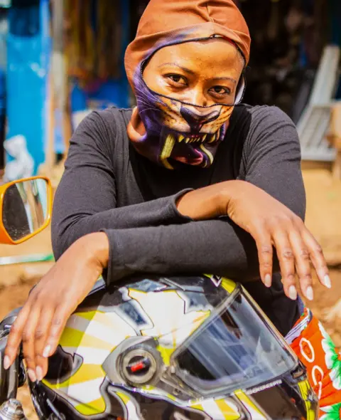 Katie Cashman Kenyan biker Patience Mehta