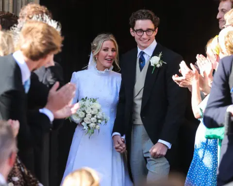 Getty Images Ellie Goulding and Caspar Jopling