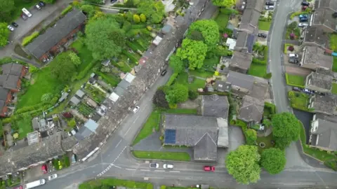 BBC Langley drone shot