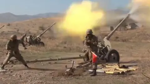 EPA Azerbaijan artillery, file pic, 20 Oct 20