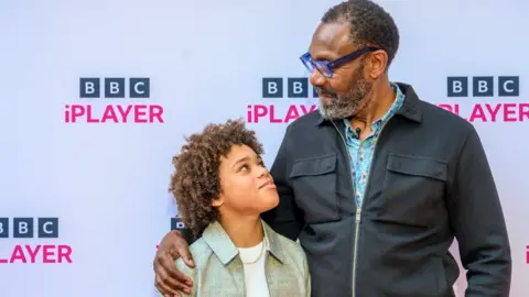 BBC Press Cole Marin and Sir Lenny Henry