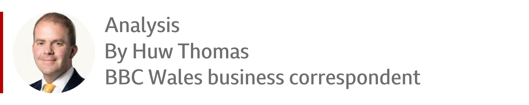 Huw Thomas Business Correspondent banner analysis image