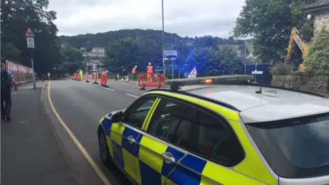 Cumbria Road Police Bridge closure