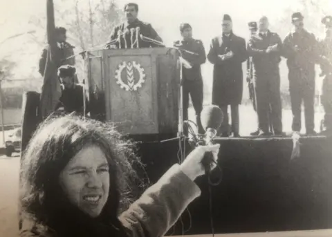 Lyse Doucet records President Najibullah in 1989