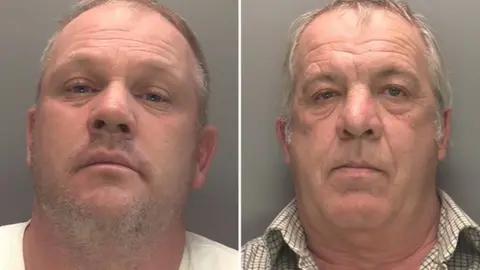 Lincolnshire Police Robert Makepeace (left) and Nathan Smith