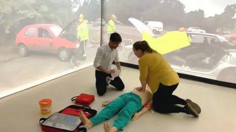 Dundee University Immersion room