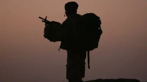 Getty Images Soldier in Basra, Iraq