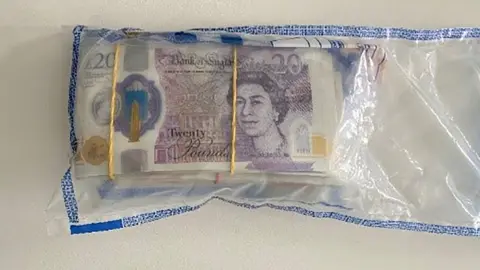 Metropolitan Police Seized cash