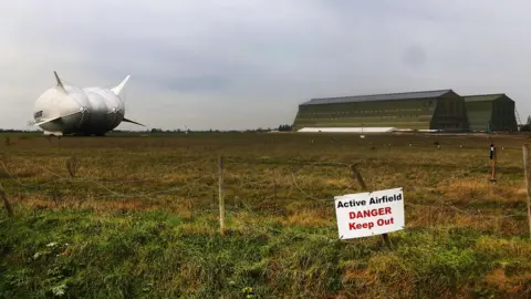 South Beds News Agency Airlander at Cardington airfield