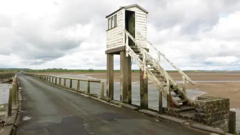 Geograph Holy Island causeway