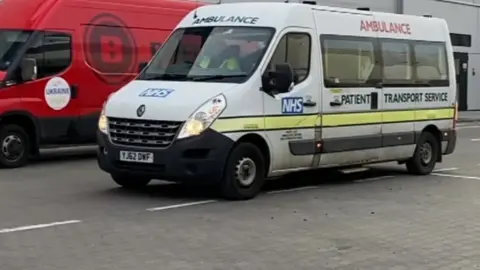 BBC North East Ambulance Service vehicle