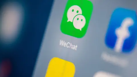 Getty Images WeChat messaging app