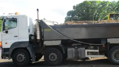 Environment Agency seized tipper lorry