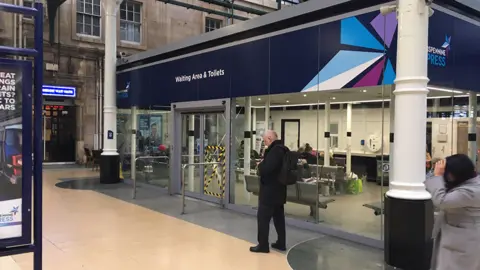 BBC Toilets and waiting room