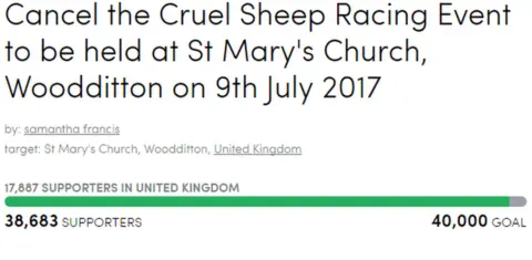 Care2Petitions sheep race petition