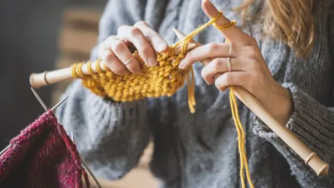 Getty Images Women knitting