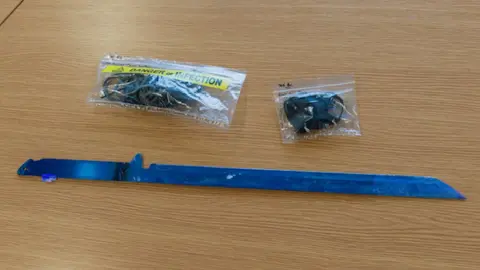 West Yorkshire Police Sword used in attack