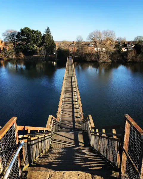 Esther Johnson The South Hinksey footbridge, taken by Esther Johnson