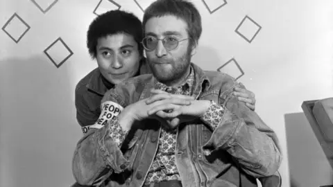 Yoko Ono and John Lennon