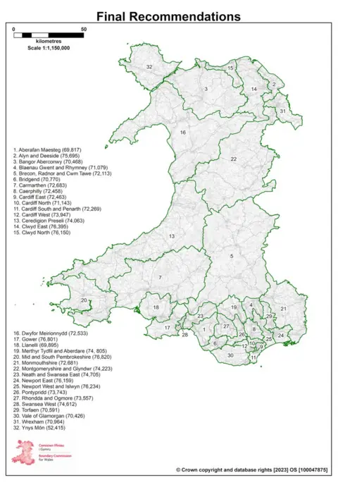 Boundary Commission Boundary Commission map