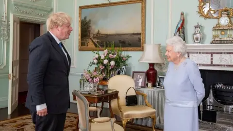 Reuters Boris Johnson and the Queen