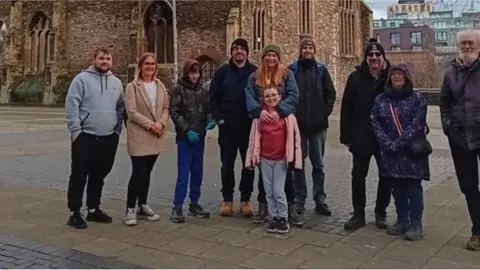 Rachel Rayner A group of walkers